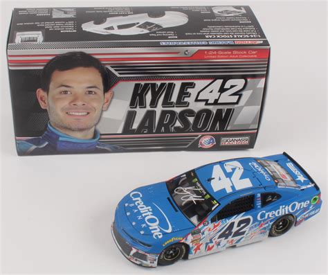 Kyle Larson Signed Race Used NASCAR 2018 